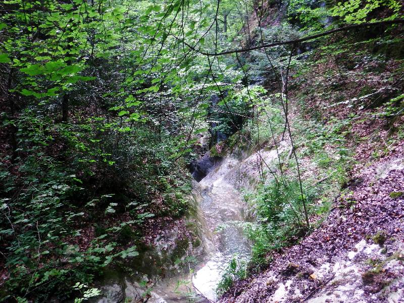 Des cloches de glace qui sonnent dans les gorges des Gats. - le