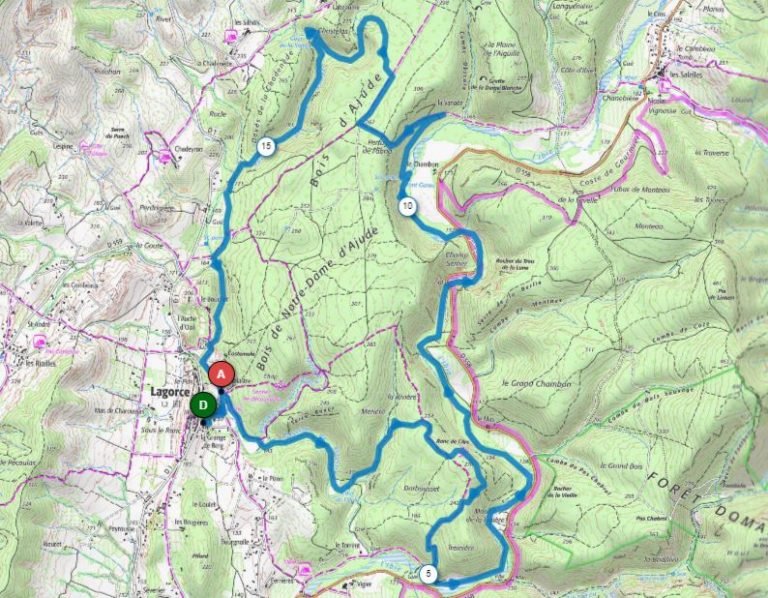Valle De L Ibie Carte