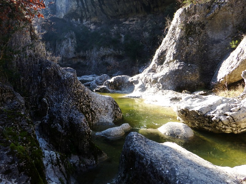 Les gorges d'Oppedette