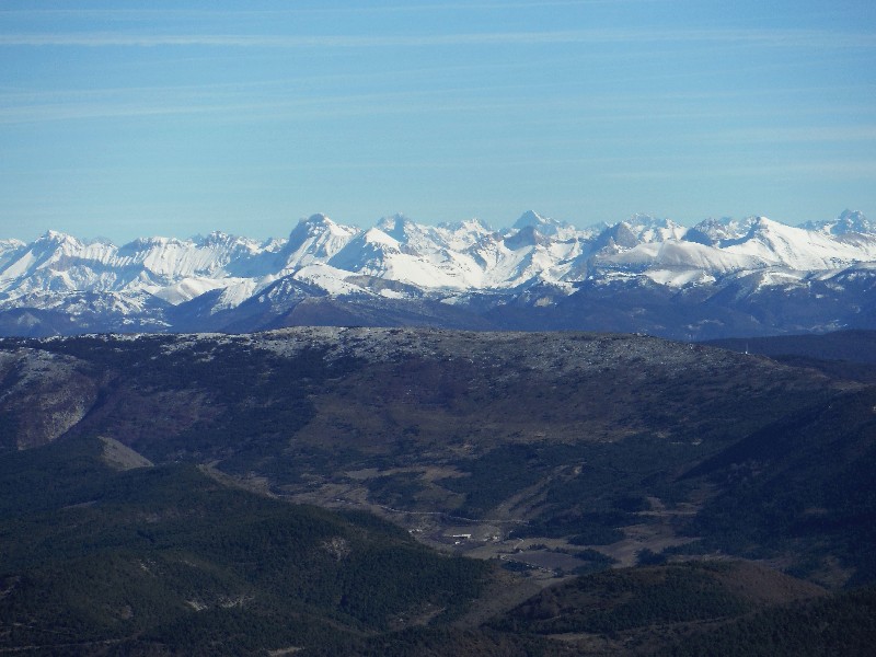 La montagne D'Angèle depuis Bouvières